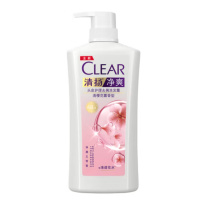 清扬 CLEAR 头皮护理洗发露Y23 去屑樱花沁爽香型 650G 6瓶/箱