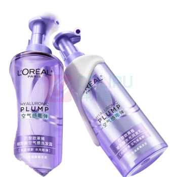欧莱雅 L'OREAL 玻尿酸洗护套装 控油蓬松清爽 440ml/瓶+440ml/瓶/组 (新老包装随机发货)