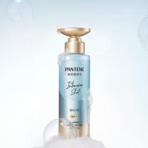 潘婷 PANTENE 无硅油蓬松深水泡弹玻尿酸清润型洗发水 530g 去油男女通用