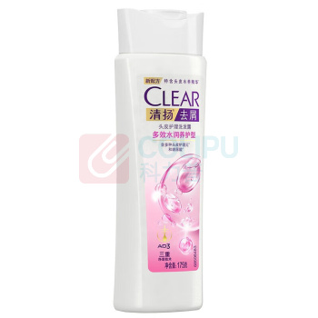 清扬 CLEAR 洗发露 175G 去屑多效水润养护型头皮护理