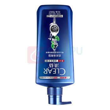 清扬 CLEAR 男士去屑洗发露活炭净爽型蓝瓶 750ml
