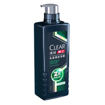 清扬 CLEAR 男士头皮劲活专研去屑洗发露 650g 劲爽控油型双倍控油分子控油型