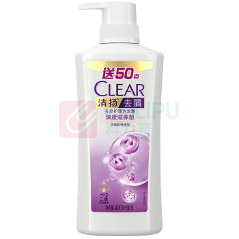 清扬 CLEAR 女士去屑洗发露深度滋养型 6902088112887 450g