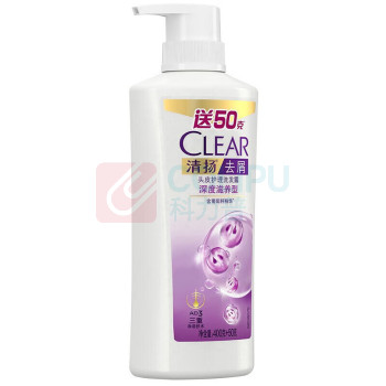 清扬 CLEAR 女士去屑洗发露深度滋养型 6902088112887 450g