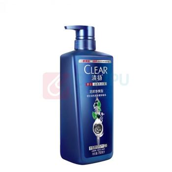 清扬 CLEAR 男士去屑洗发露活炭净爽型 6902088115352 750g