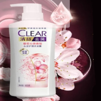 清扬 CLEAR 头皮护理去屑樱花沁爽香型洗发露12X 500g