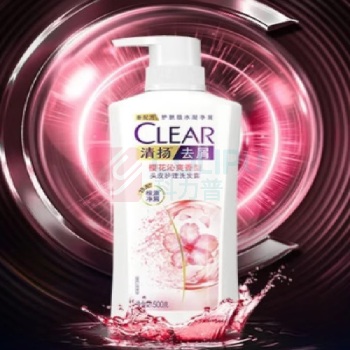 清扬 CLEAR 头皮护理去屑樱花沁爽香型洗发露12X 500g