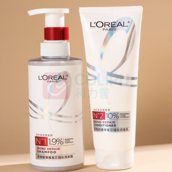 欧莱雅 L'OREAL 发芯高端洗漱用品二件套 480g+250g 440ml+250ml