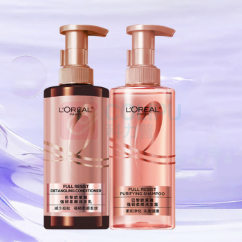 欧莱雅 L'OREAL 强韧丰盈柔顺洗护套装 洗440ml+润440ml
