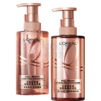 欧莱雅 L'OREAL 活力姜洗发水护发素强韧发丝洗发露生姜洗护套装 440ml*2