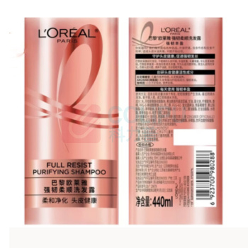 欧莱雅 L'OREAL 活力姜洗发水护发素强韧发丝洗发露生姜洗护套装 440ml*2