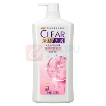 清扬 CLEAR 女士去屑洗发水 1.2kg 樱花沁爽