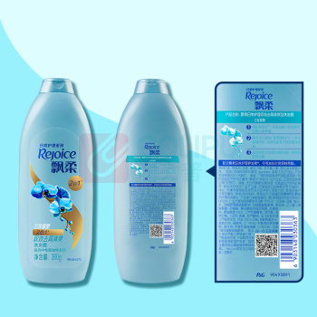 飘柔 洗发水 双效去油清爽 含绿茶精华洗发露 360ml