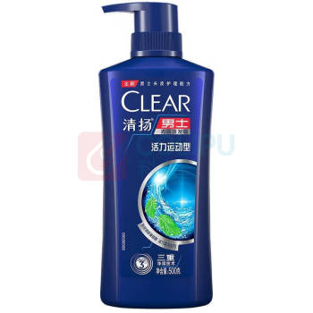 清扬 CLEAR 男士活力运动洗发水清爽控油 500g