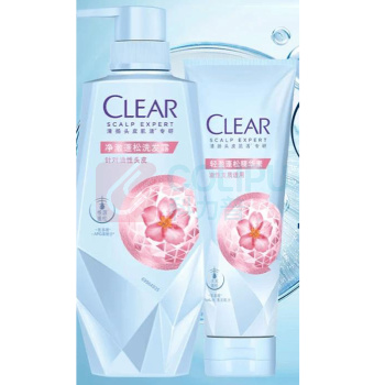 清扬 CLEAR 净澈蓬松头皮护理组套 (480+250)G
