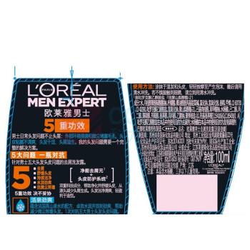欧莱雅 L'OREAL 洗发露 活泉劲爽 700ml 男士去屑