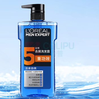 欧莱雅 L'OREAL 洗发露 活泉劲爽 700ml 男士去屑