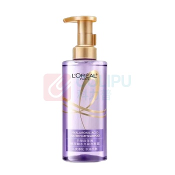 欧莱雅 L'OREAL 洗发水 440ml 紫安瓶玻尿酸清爽控油蓬松去油女士