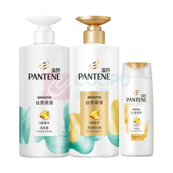 潘婷 PANTENE 洗发水 洗500g+护500g+洗80g 500g+500g+80g 氨基酸丝质顺滑柔顺蓬松