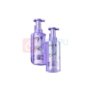 欧莱雅 L'OREAL 洗发水护发素 880ml 紫安瓶玻尿酸蓬松清爽控油