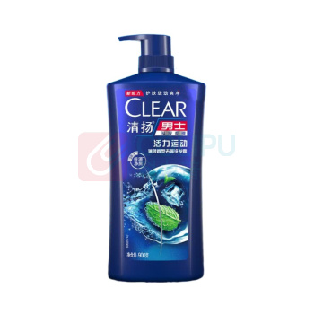 清扬 CLEAR 洗发水 活力运动薄荷型 900g (蓝) 蓬松去屑