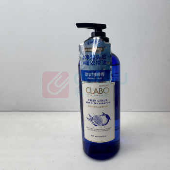 爱敬 洗发水 珂莱泊净澈 劲爽柑橘香 600ml 12瓶/箱
