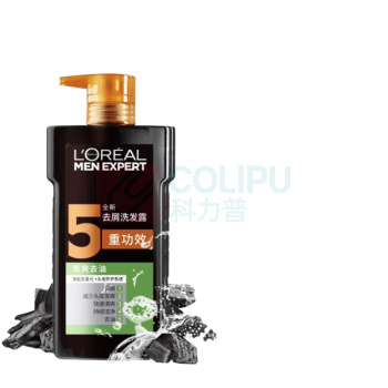 欧莱雅 L'OREAL 男士洗发水去屑洗发露(炭爽去油)700ml(不含赠品)