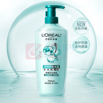 欧莱雅 L'OREAL 透明质酸水润 洗发露700ml(不含赠品)