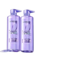 欧莱雅 L'OREAL 玻尿酸洗发水 空气感嘭弹 660ml/瓶 2瓶/组