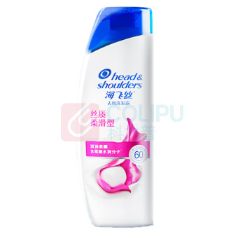 海飞丝 HEAD&SHOULDERS 去屑洗发露 (丝质柔滑) 430g/瓶 12瓶/箱 (老包装400g/瓶,新包装430g/瓶,新老包装交替发货)