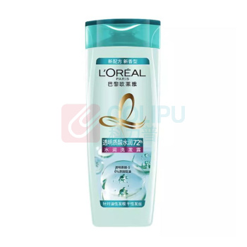 欧莱雅 L'OREAL 透明质酸水润去屑洗发露 400ml/瓶 12瓶/箱