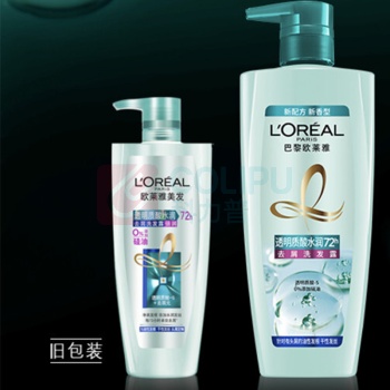 欧莱雅 L'OREAL 透明质酸水润去屑洗发露 700ml/瓶 6瓶/箱