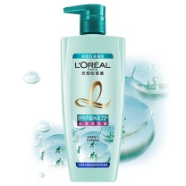欧莱雅 L'OREAL 透明质酸水润去屑洗发露 700ml/瓶 6瓶/箱