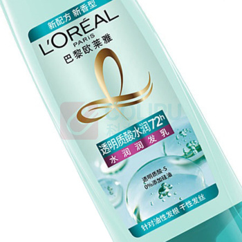 欧莱雅 L'OREAL 透明质酸水润润发乳 400ml/瓶 12瓶/箱