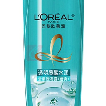 欧莱雅 L'OREAL 透明质酸水润去屑洗发露 (倍爽) 400ml/瓶 12瓶/箱