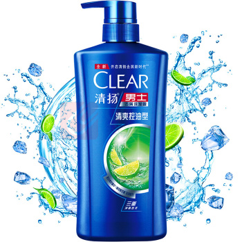 清扬 CLERA 男士去屑洗发水 (清爽控油型) 500g/瓶  6瓶/箱 (新老包装随机发)