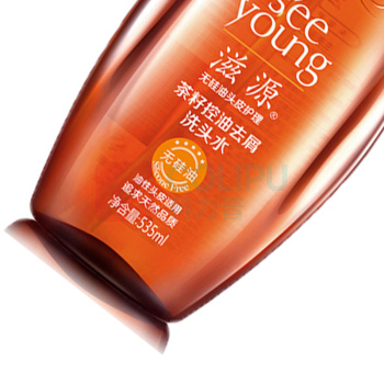 滋源 SEE YOUNG 无硅油 茶籽洗发露 (控油去屑) 535ml/瓶 12瓶/箱