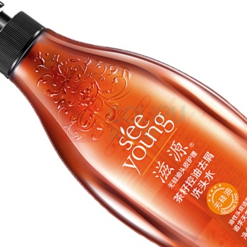 滋源 SEE YOUNG 无硅油 茶籽洗发露 (控油去屑) 535ml/瓶 12瓶/箱