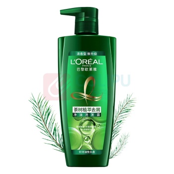 欧莱雅 L'OREAL 去屑净油洗发露 (茶树植萃) 700ml/瓶 6瓶/箱