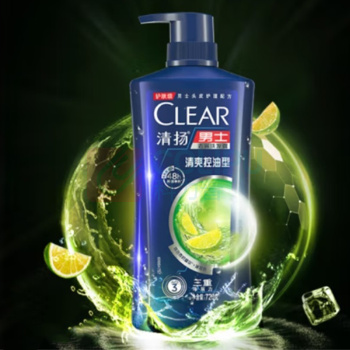 清扬 CLERA 男士洗发水 清爽控油型 720克 