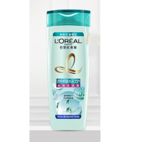 欧莱雅 L'OREAL 去屑无硅油洗发露(新老包装随机发) 透明质酸水润洗发水 400ml/瓶