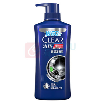 清扬 CLERA 洗发露 450G  男士去屑 深层净澈型 清洁头皮