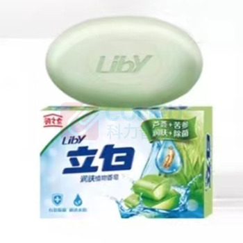 立白 香皂植物净肤红色肥皂润之素芦荟苦参 125g