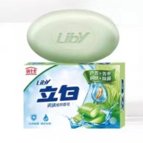 立白 香皂植物净肤红色肥皂润之素芦荟苦参 125g