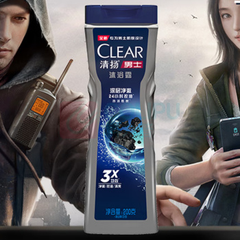 清扬 CLEAR 沐浴露 男士平衡控油 200G 深层净澈Y21