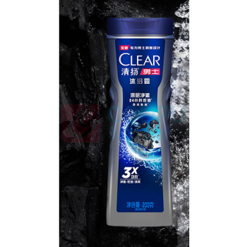 清扬 CLEAR 沐浴露 男士平衡控油 200G 深层净澈Y21