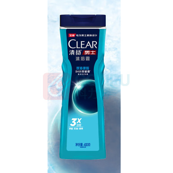 清扬 CLEAR 沐浴露 Y21 男士古龙香氛 深海探险400G
