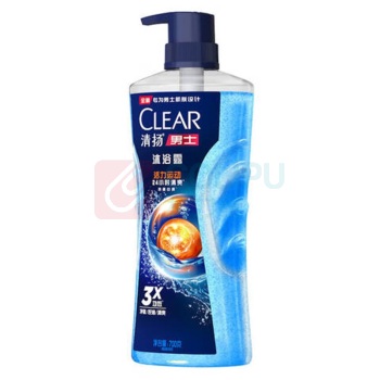 清扬 CLEAR 男士平衡控油沐浴露 活力运动型 700g 磨砂颗粒含牛磺酸