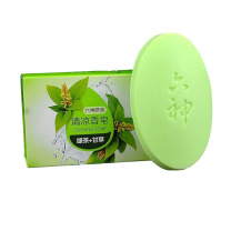 六神 清凉香皂 (绿茶+甘草) 125g/块 72块/箱 新包装108g/块 新老包装随机发货