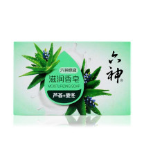 六神 滋润香皂 (芦荟+麦冬) 125g/块 72块/箱 新包装108g/块 新老包装随机发货